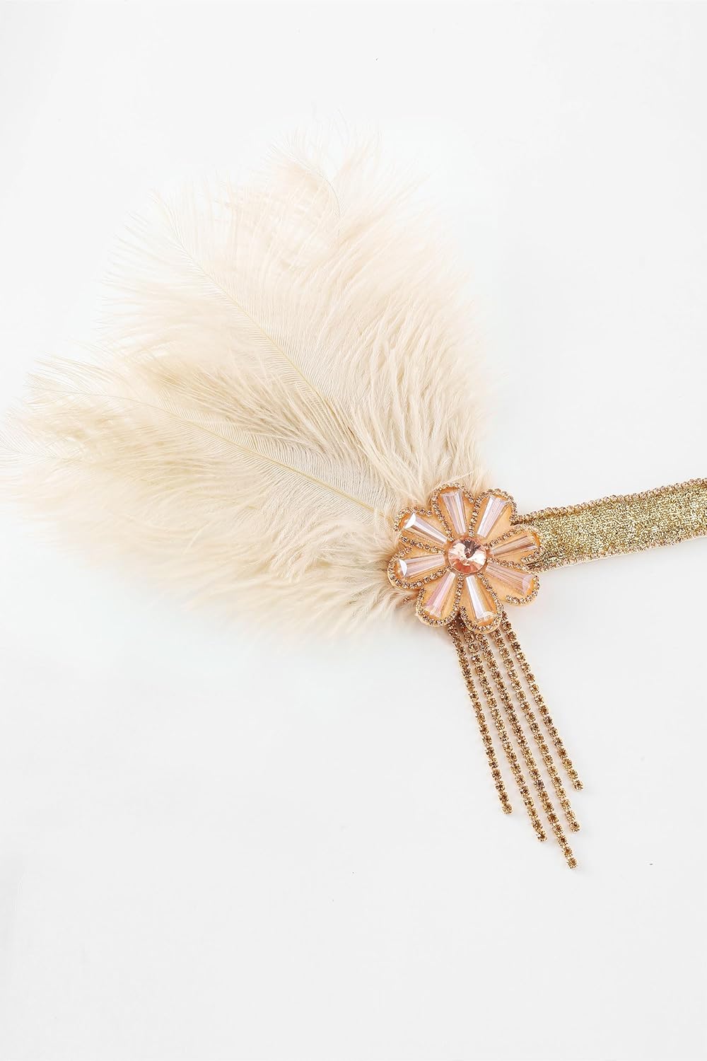 BABEYOND Flapper Headpiece for Women - Flapper Feather Headband 1920s Gatsby Headpiece Vintage Accessories for Women - Image 4