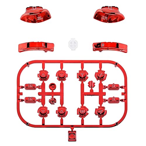 Miniatura 2 de eXtremeRate - Juego completo de botones de repuesto para llave de dirección SR SL L R ZR ZL, con herramientas para Nintendo Switch Joy-Con JoyCon,