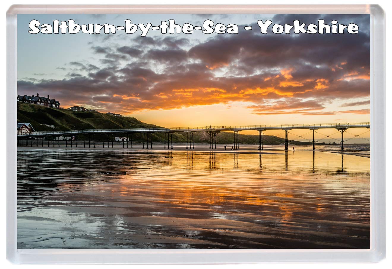 Saltburn-by-the-Sea - Yorkshire - Fridge Magnet 96 x 67 mm JUMBO SIZE BBSM1565