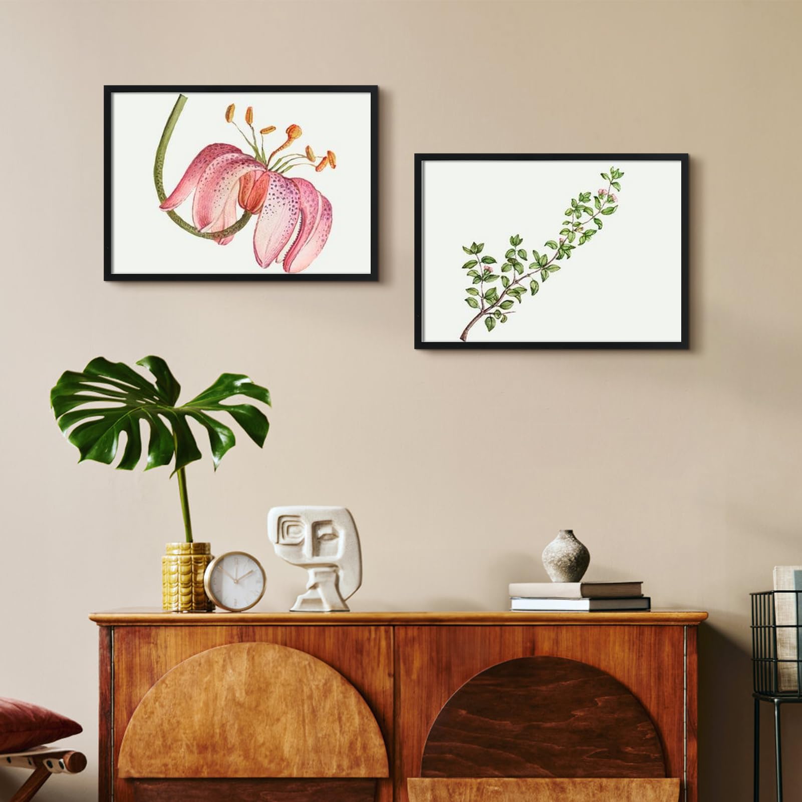 Giftgarden Cornice A3 Nera in PVC, Cornice Foto per Decorare Casa,Set di 7