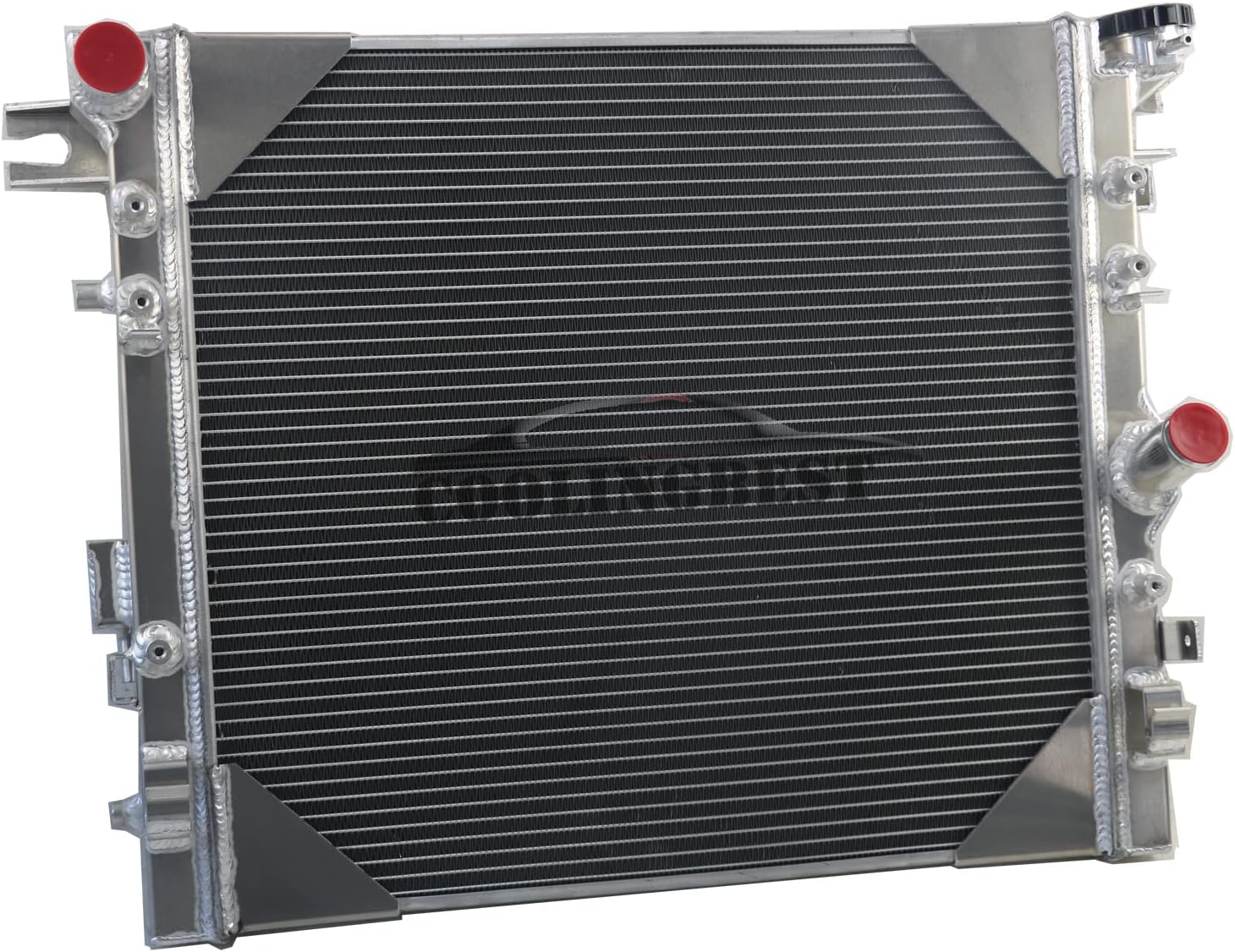 CU2957 4 Row Aluminum Radiator for 2007-2018 Jeep Wrangler JK Sport Utility 3.6 3.8 V6