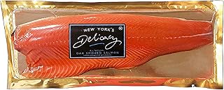 New York's Delicacy, Whole Smoked Salmon Nova Fillet - [19.8 Lb. / 6-7 F...