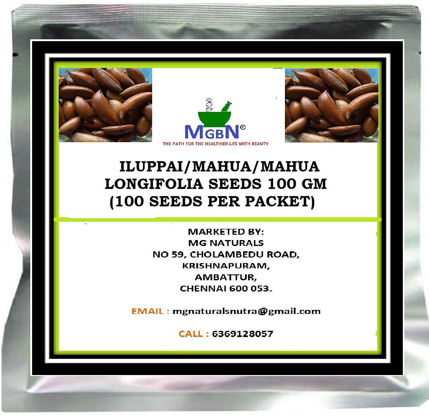 ILUPPAI/MAHUA/MAHUA LONGIFOLIA SEEDS 100 GM (100 SEEDS PER PACKET) (B095X5SJ3B) Amazon Price History, Amazon Price Tracker