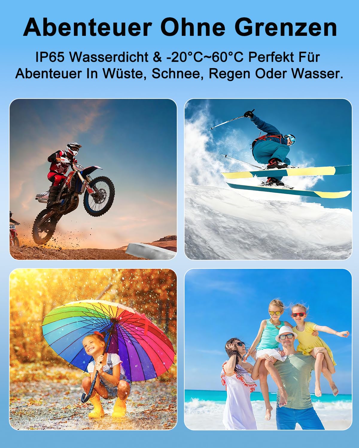 Action Cam, Bodycam 4K mit 64GB Karte, Actionkameras WiFi mit Display, 1200-mAh-Akku Mini Cameras, Magnetisch & Clip Actioncam Wasserdicht IP65 für Helmkamera Motorrad, Loop-Funktion Dashcam Fahrrad
