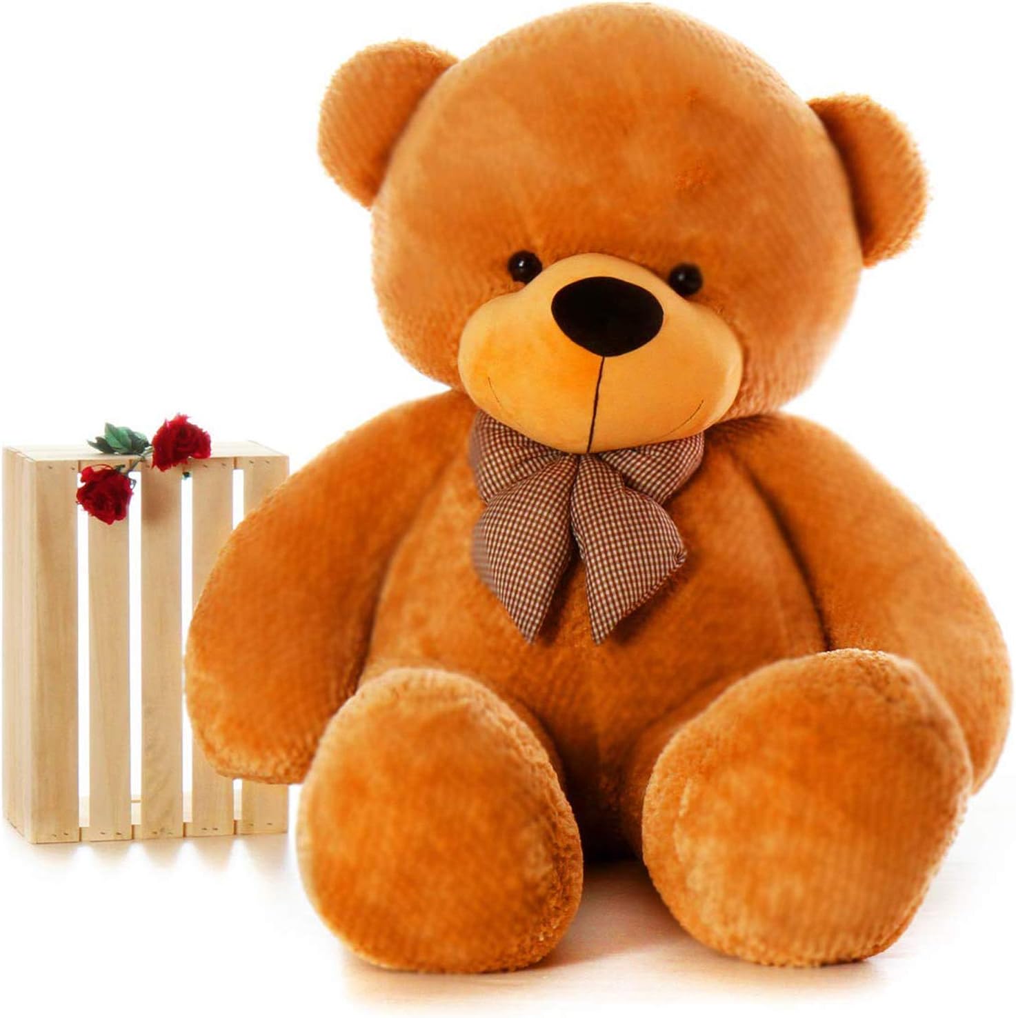 Teddy Bear 4 feet, ssoft Toys, Birthday Gift for Girls/Wife, Boyfriend/Husband, Wedding for Couple Special, Rakhi for Brother/Sister Gift Items, (4 feet, Brown)