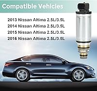 Vista 4 de Electroválvula de control del compresor de CA compatible con Nissan Altima 2013-2016 para Valeo DCS17EC VCS14EC