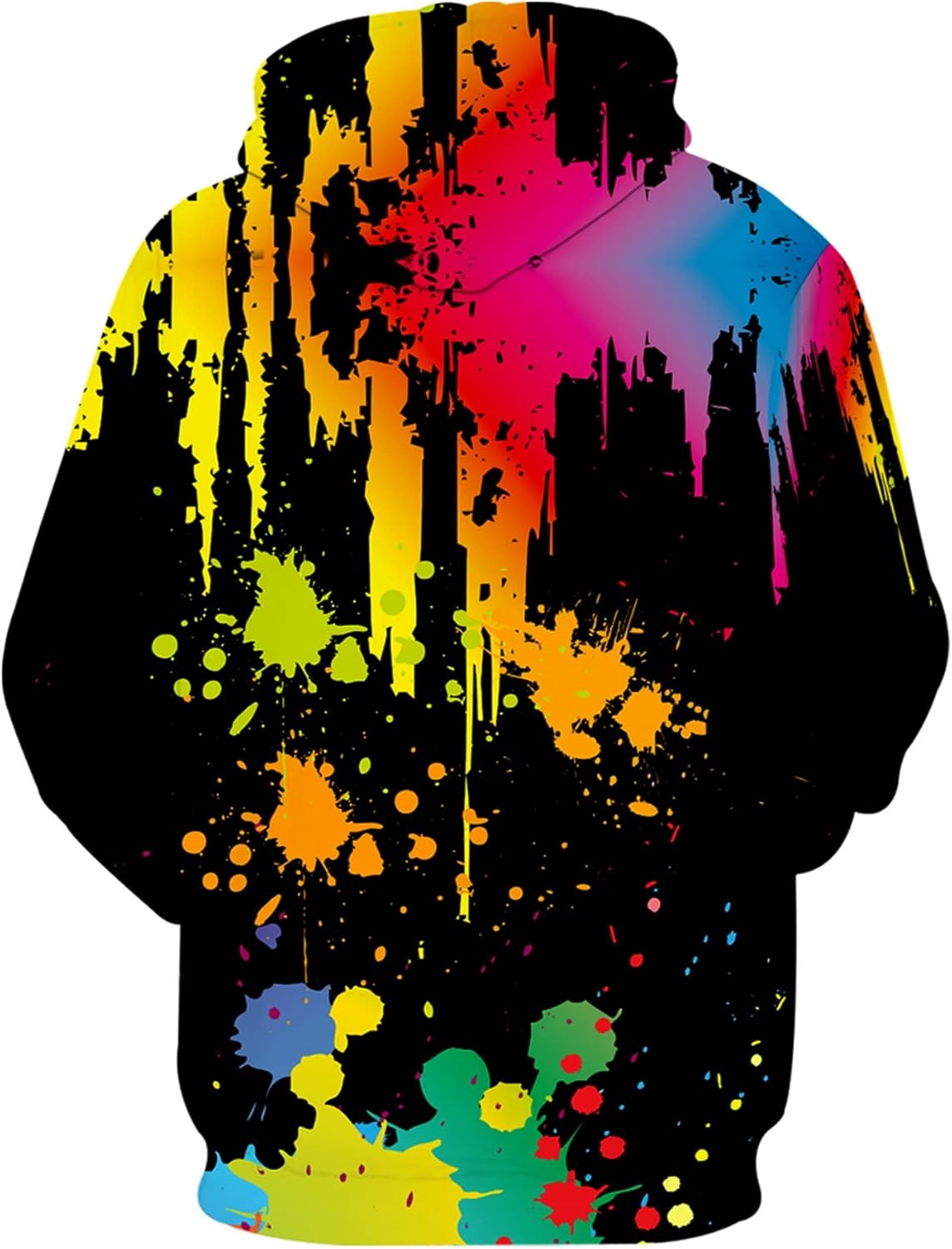 Unisex Realistic 3D Print Galaxy Pullover Hooded Sweatshirt Hoodies with Big Pockets - Image 4