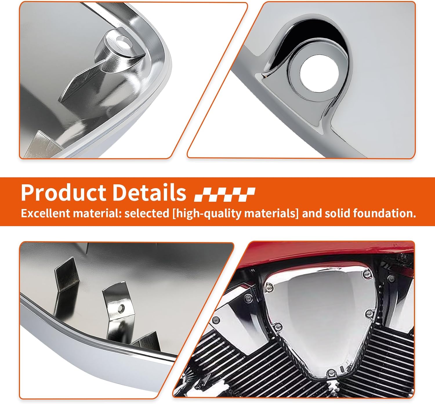 Air Cleaner Box Cover w/Seal For Honda VTX1300 VTX1800 2002-2009 17231-MCH-B50