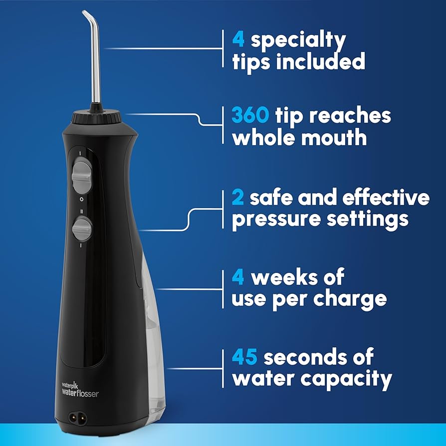 Waterpik ウォーターフロッサー Amazon.com: Waterpik Cordless 1100 Rechargeable Portable