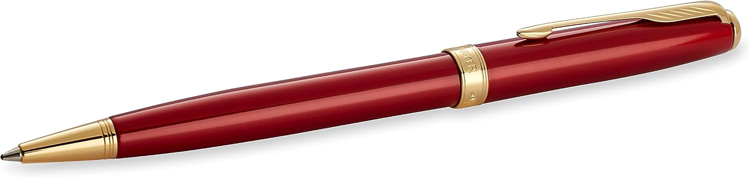 Parker Red Lacquer, Ballpoint Pen with Medium Black refill (1859572)