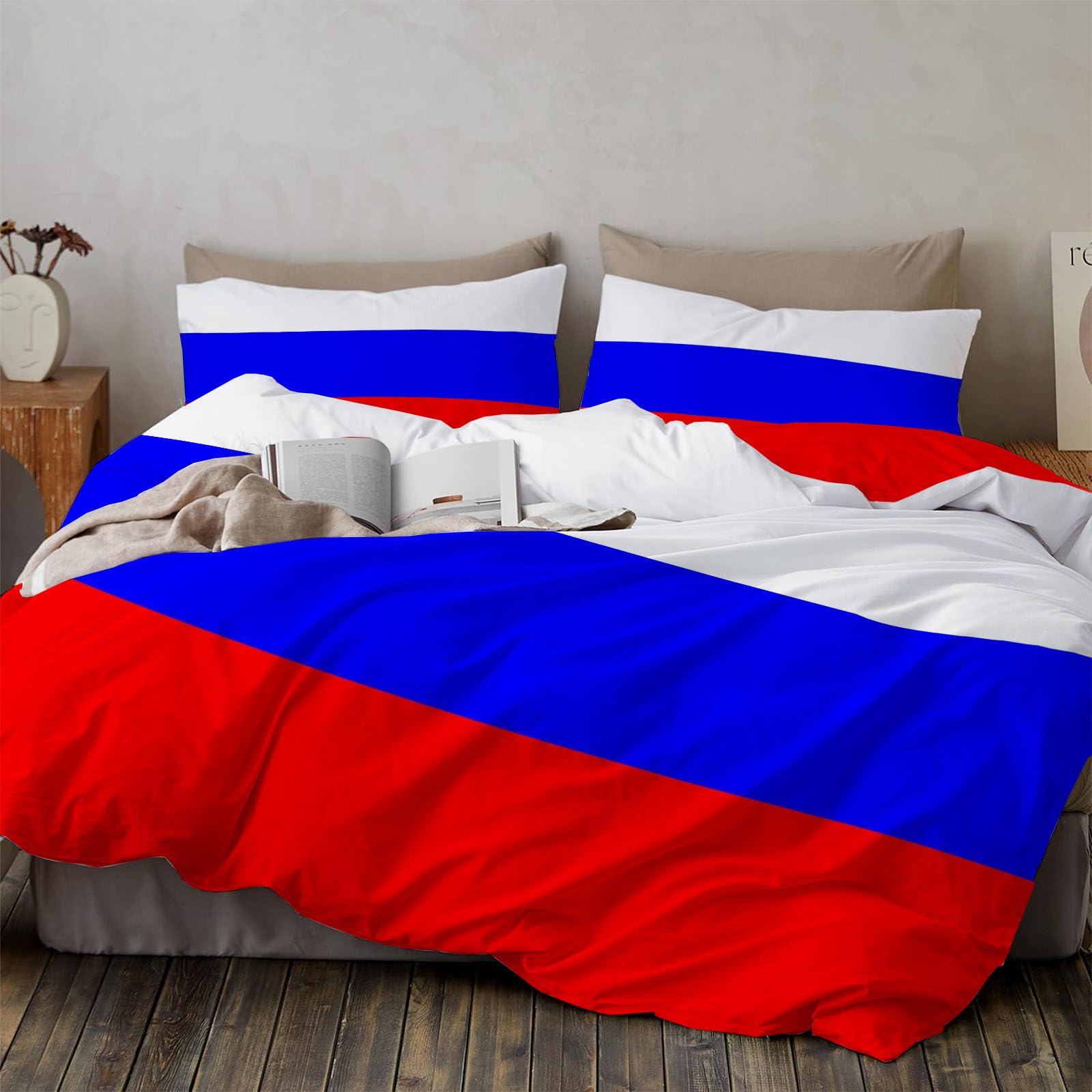 Parure de lit Russie housse de couette 3D ultra douce pour une chambre à thème unique