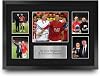 HWC Trading FR A3 Cristiano Ronaldo & Sir Alex Ferguson Printed Memorabilia Signed Autograph Photo Display for Football Fans and Fans - A3 Framed