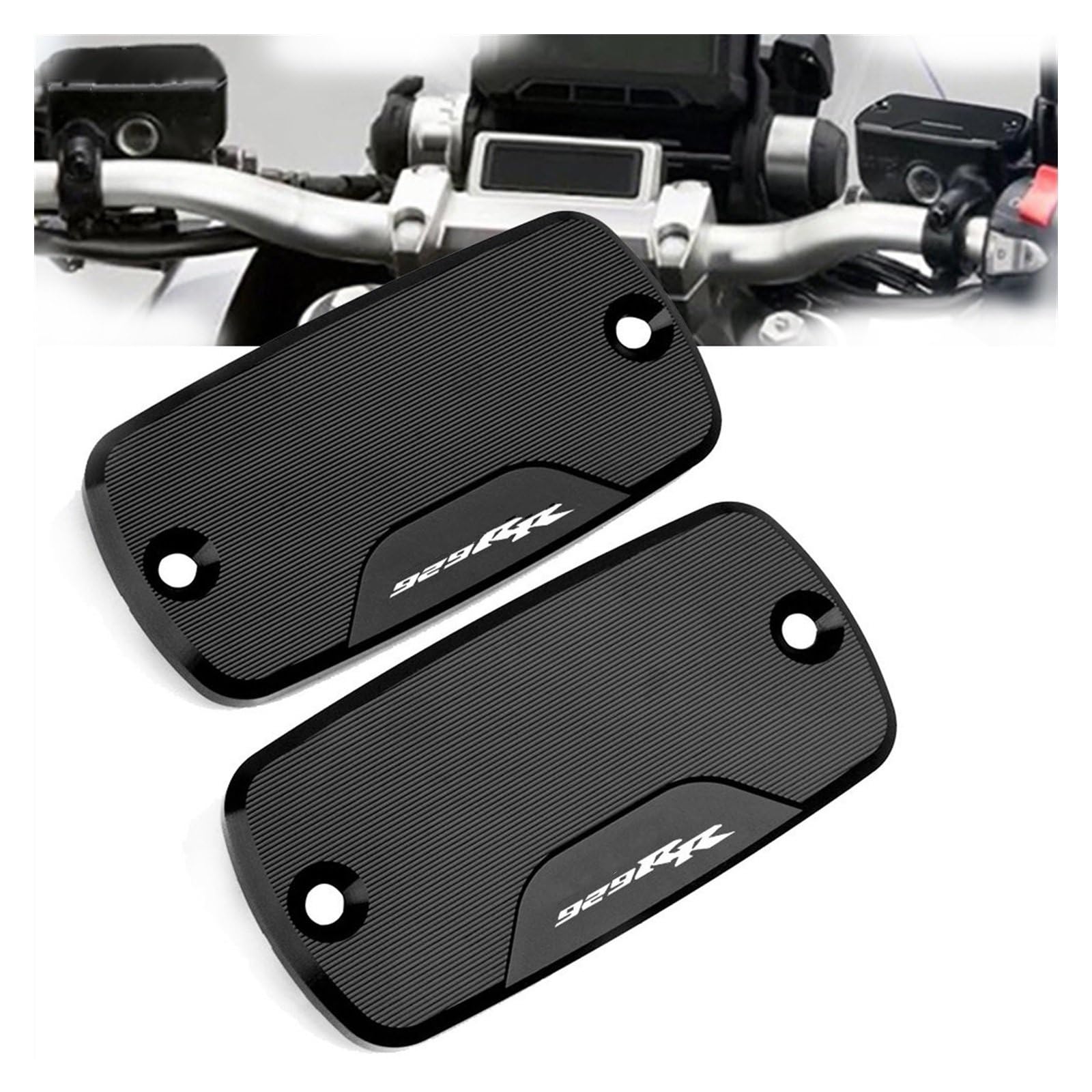 Accessori per serbatoi Accessori Moto Anteriore Serbatoio Freno Cilindro Del Fluido Della Copertura Per HONDA CBR929RR CBR929 RR CBR 929 2000-2002 2001(Black)