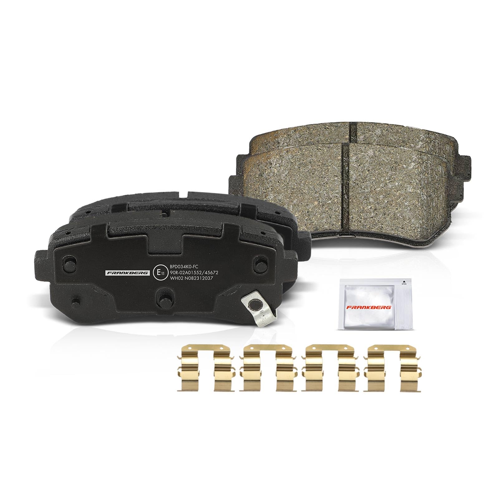 Frankberg 2 dischi freno + 4 pastiglie freno posteriori 583020ZA00 | Compatibile con: iX35 EL ELH LM,Sportage QL QLE,Tucson TL TLE