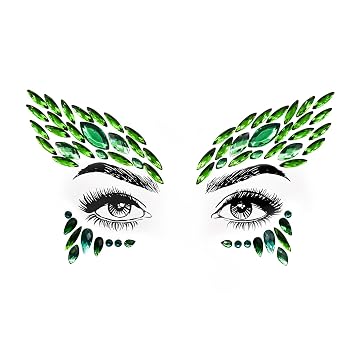Halloween Cospaly Face Jewels Vampire Blood Costume Festival Face Gems Stick on Rhinestone Tattoo Stickers Pasties Self Adhesive Temporary Tattoos Fashion Jewelry for Party