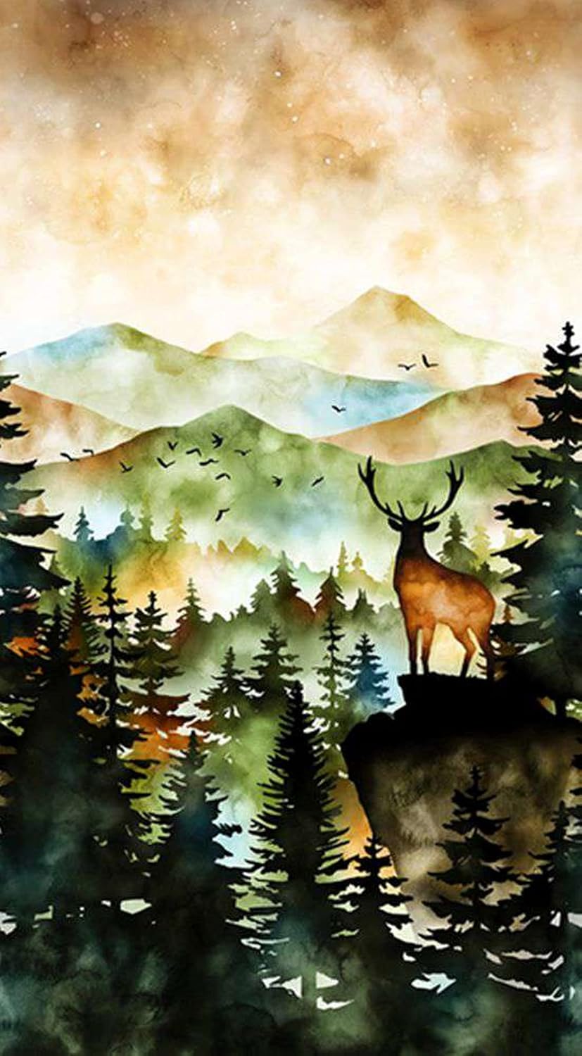 Hoffman Mystic Mountain U5010 58 Earth 24 Digital Panel