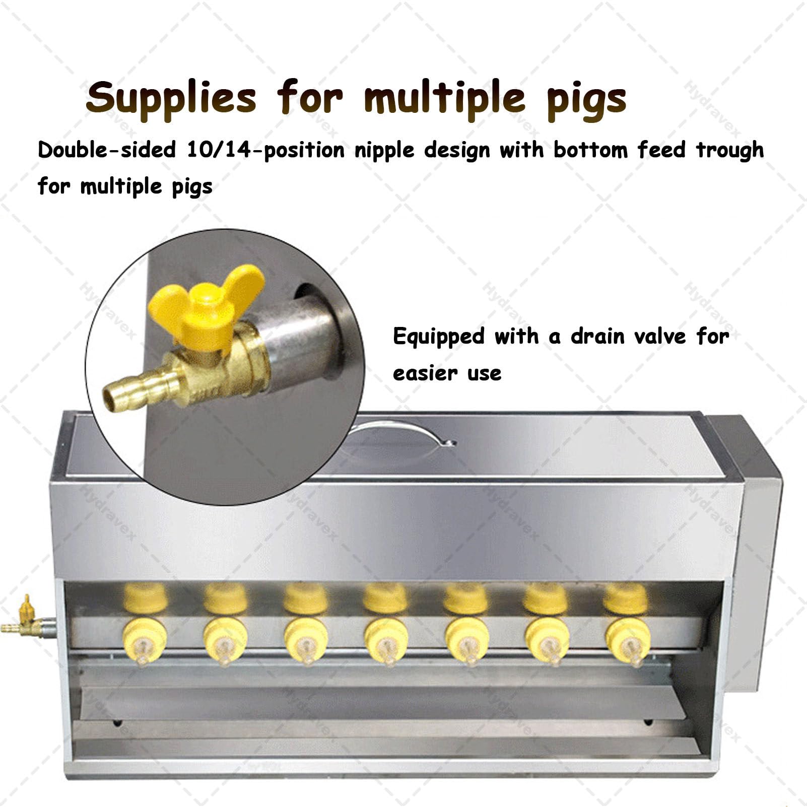 Comedero de leche para lechones de 15/20 L, agitación automática con simulación de sonido, máquina de lactancia de acero inoxidable para corderos y ganado pequeño, evita correr