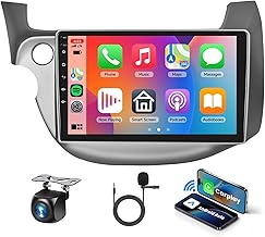 4 Core+64G Android 13 Car Stereo for Honda Fit 2008-2013 with Wireless Carplay Android Auto, 10.1 Inch Touch Screen Radio Support GPS/WiFi/Bluetooth/SWC+Backup Camera
