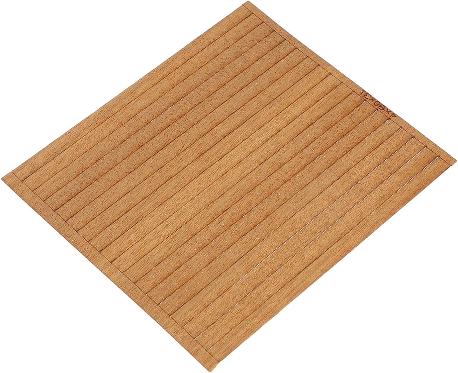 UPKOCH 80pcs Solid Wood Boat Decking Strips Miniature Wood Flooring for DIY Toy Boat Accessories Cherry White Maple Oak Teak Deck Material Craft