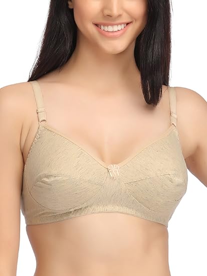 Non-Padded Full Cup T-Shirt Bra - Grey 