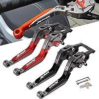 Vista 2 de Palanca de freno de embrague plegable ajustable para Xmax 125 250 300 400 XMAX250 XMAX300 2018 2023 (color : 7)