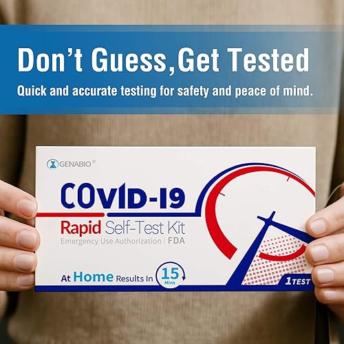 Miniatura 43 de Genabio Kit de autoprueba rápida de antígeno COVID-19 (204 pruebas) - Autorizado por la FDA EUA Resultados en el hogar de 15 minutos Hisopo