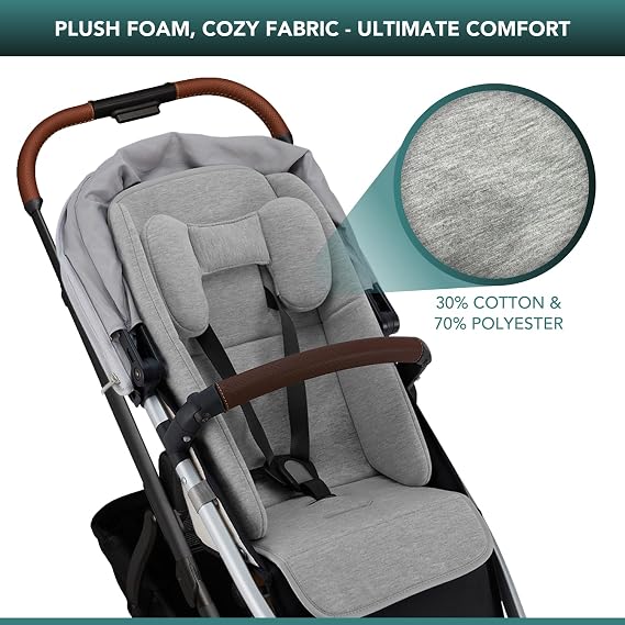 Infant Liner Seat Compatible with Uppababy Vista, Vista V2, Vista V3, Cruz V2, Cruz, RumbleSeat, and RumbleSeat V2, 2 in 1 Newborn to Toddler Comfort Insert, New and Improved Liner Material