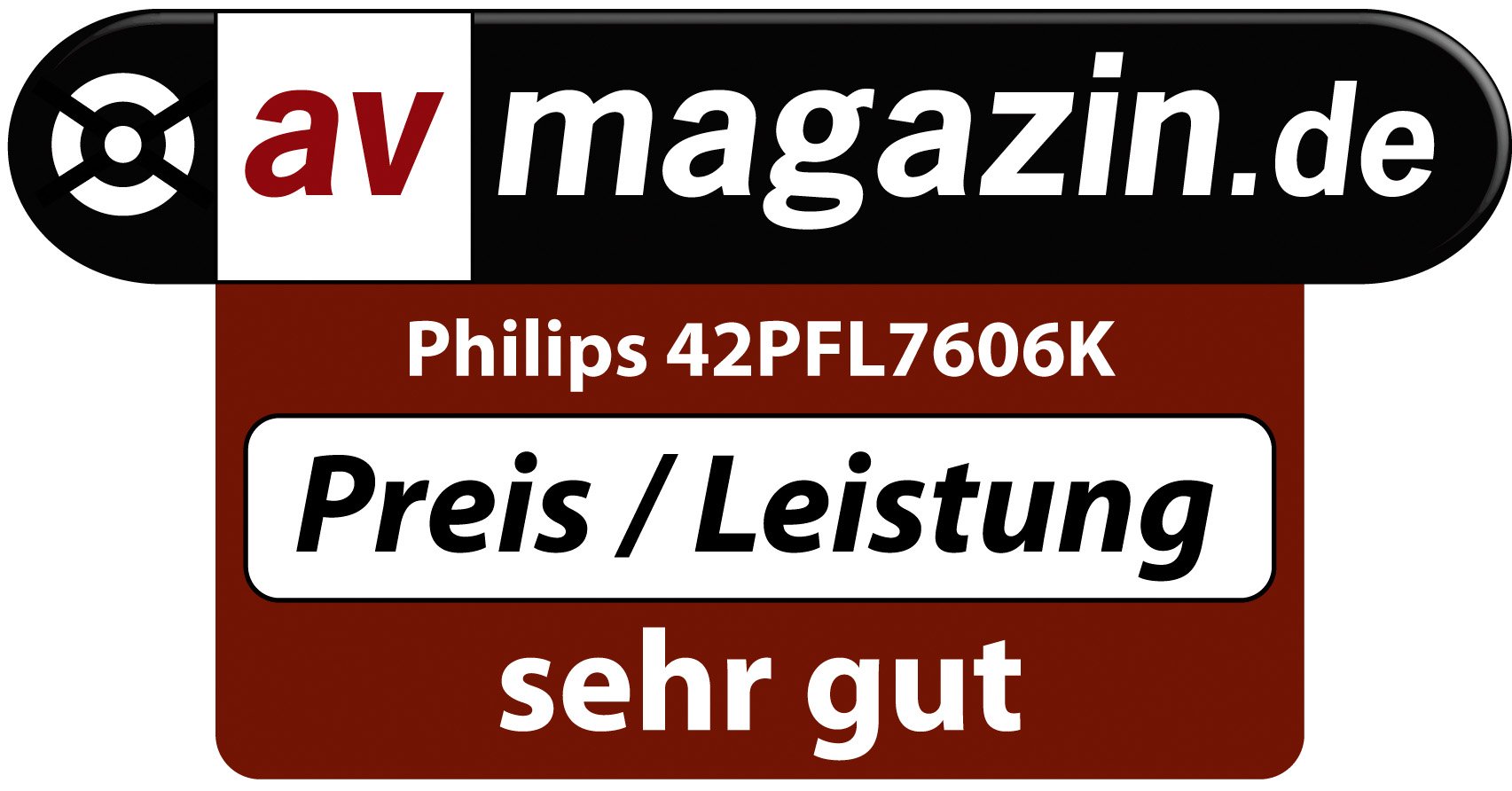 Philips 42PFL7606K/02 TV LCD 42" (107 cm) avec rétro-éclairage LED Technologie Ambilight 3D Full HD Technologie PMR 400 Hz Tuner TNT DVB-T/C/S Smart TV Gris argent (Import Allemagne)