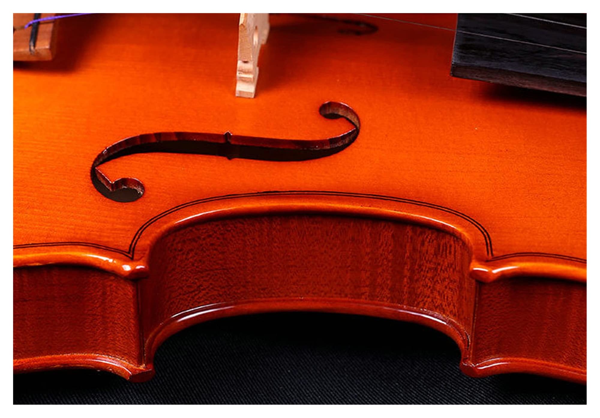 Adulte Violon Violino per Bambini per Bambini A Mano in Legno Massiccio (Size : 4/4)