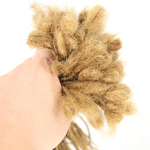 Miniatura 5 de ZigZag Hair Minilocs - Extensiones de cabello humano para rastas de 0.1 in, 20 hebras rubias, extensiones de cabello humano, trenzas de ganchillo (8