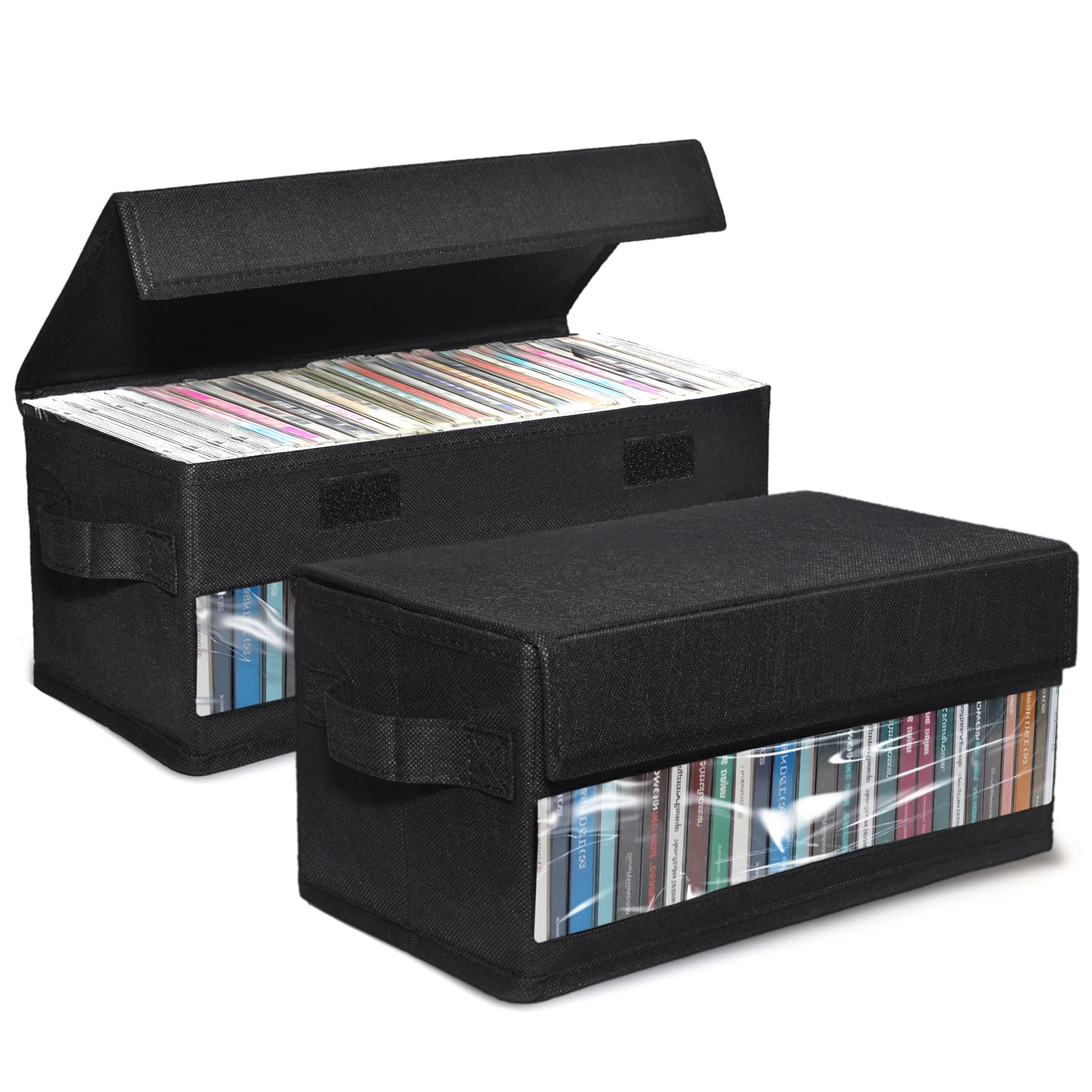 CCidea CD Storage Boxes - Pack of 2 CD Cases - 14