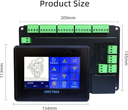 Laser Controller for Co2 Laser Engraving and Cutting Machine DSP System Upgrade Trocen AWC7813 AWC7824 AWC7846 Series
