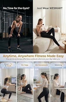 WESMART EMS Workout Leggings for Women, Muscle Stimulator Training