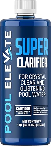 Clarificador de piscina de máxima claridad - Clarificador de piscina para agua cristalina, acción rápida y larga duración, reduce la nubosidad y