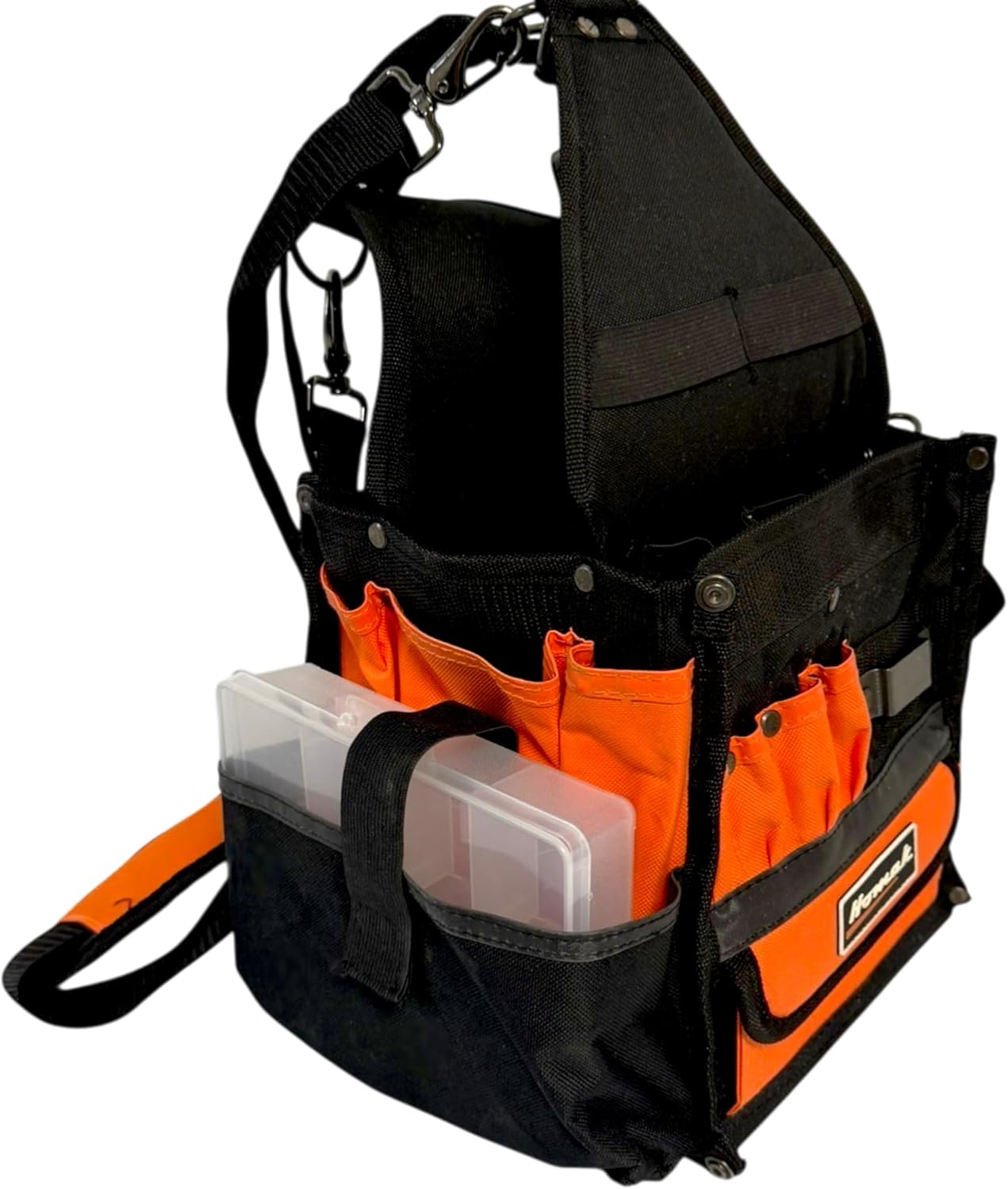 Homak Tool Bag With 28 Pockets, 8 Inches
