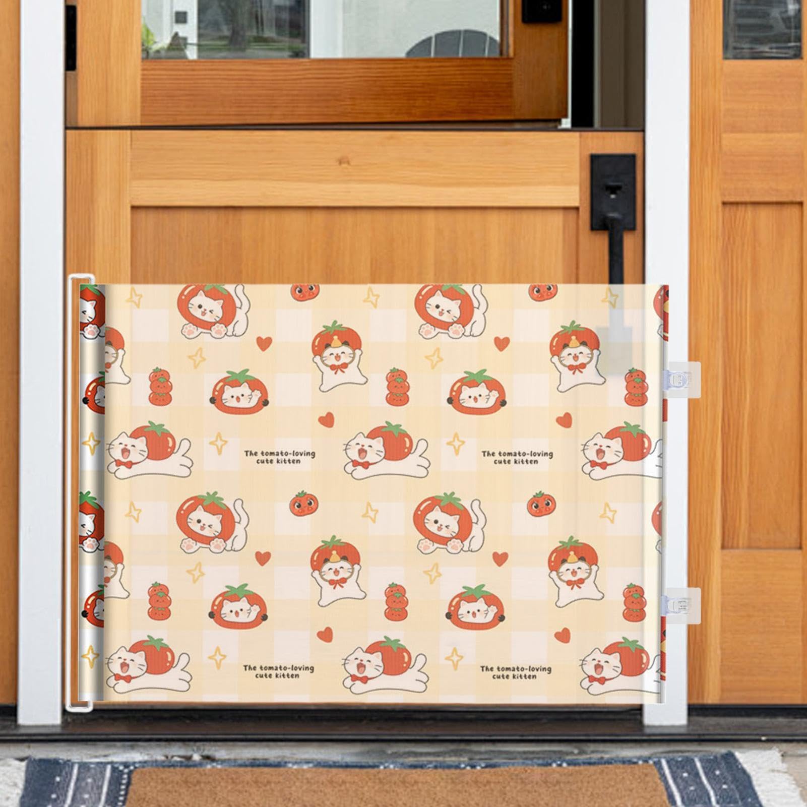 Cancello Retrattile Ingresso Schermo Di Sicurezza, Recinzioni Scale, E | Cancelletto Retrattile Per Cani Per Interni, Esterni, Porte, Scale, Casa, Bambini, Cuccioli