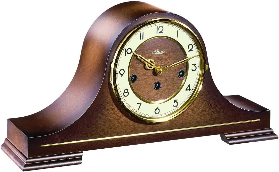 Tambour Mechanical Mantle Clock in Walnut and Westminster Chime 21092-030340