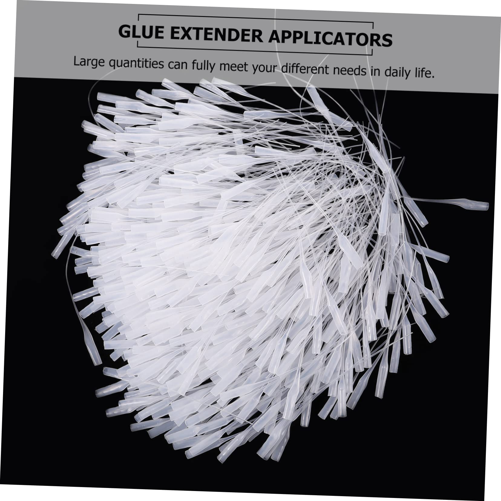 Unomor Glue Extender Precision Tips 500pcs Dropper Glue Head Adhesive Applicator