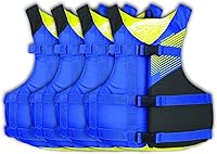 Vista 11 de Stohlquist Universal Fit Adult Life Jacket PFD (4 Pack) Coast Guard Approved, for Men and Women 90+ lbs, Lightweight Neoprene and Adjustable, Ideal
