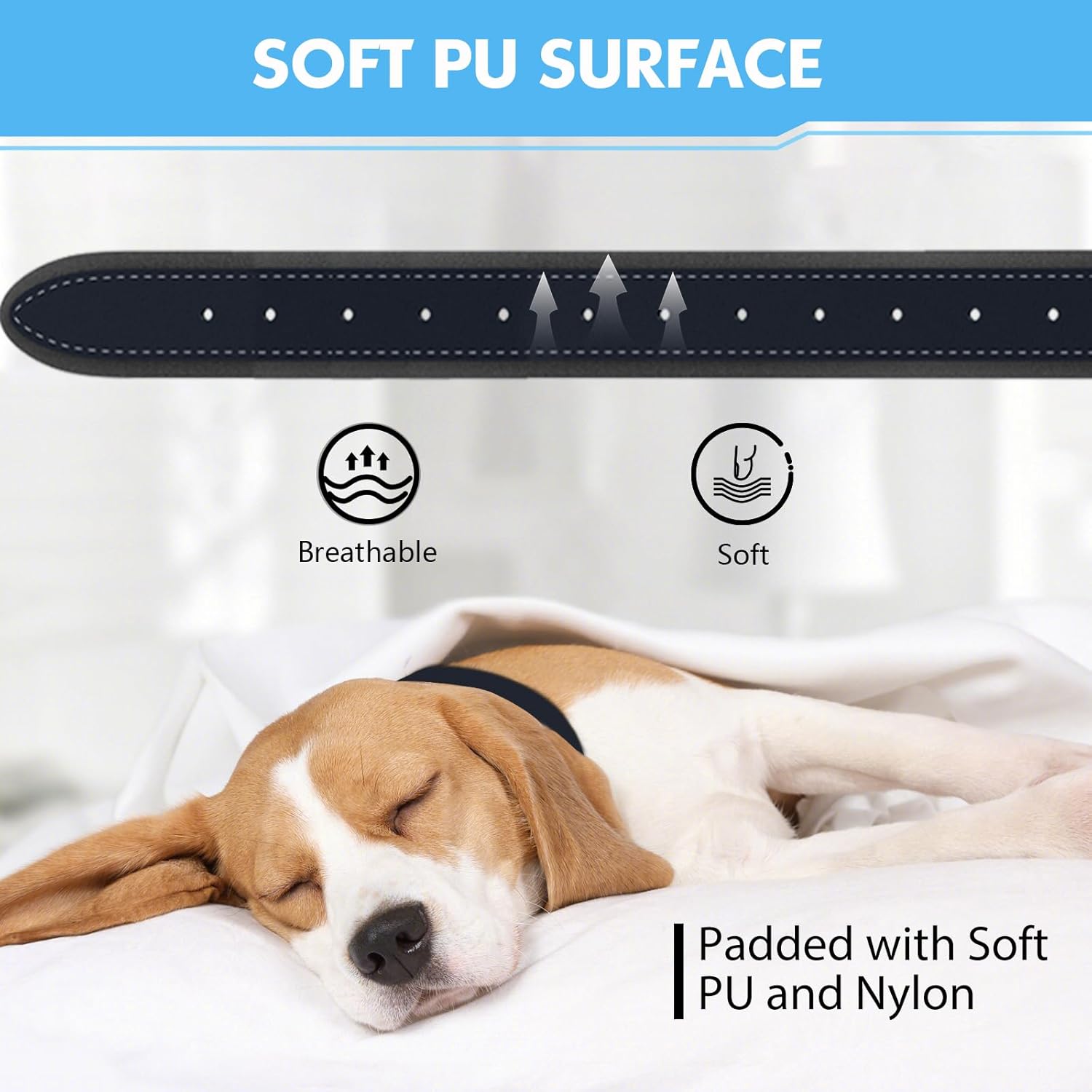GPS Tracker for Dogs, 2 in 1 Smart Pet Collar (Only iOS), No Monthly Fee Waterproof Dog Collar with Real-time Tracking, Anti-Lost, 365-Day Long Battery GPS Tracker for All Sized Dogs(Locator Included)