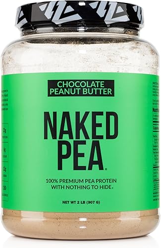 Miniatura 22 de NAKED Aislado de proteína de guisante de chocolate de granjas norteamericanas, solo 3 ingredientes, proteína vegana de chocolate, sin gluten, sin