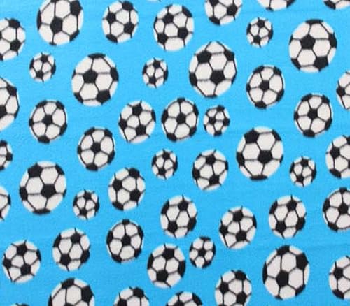 The Yard N-306 - Tela de forro polar que no forma bolitas, color azul bebé, 60 pulgadas de ancho