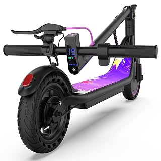 Aovowheel Electric Scooter for Adults, Folding E Scooter with 250W-500W Motor 16-24 Mph Top Speed, Max 15-60Miles Long Range,6.5''/8.5''/10''/14'' Solid Tires Commuting Scooters, Dual Brakes - Amazon product rated Grade A