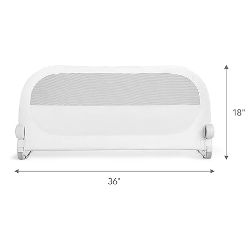 Miniatura 5 de Munchkin Sleep - Riel de cama para niños se adapta a colchones de tamaño individual matrimonial y Queen color gris