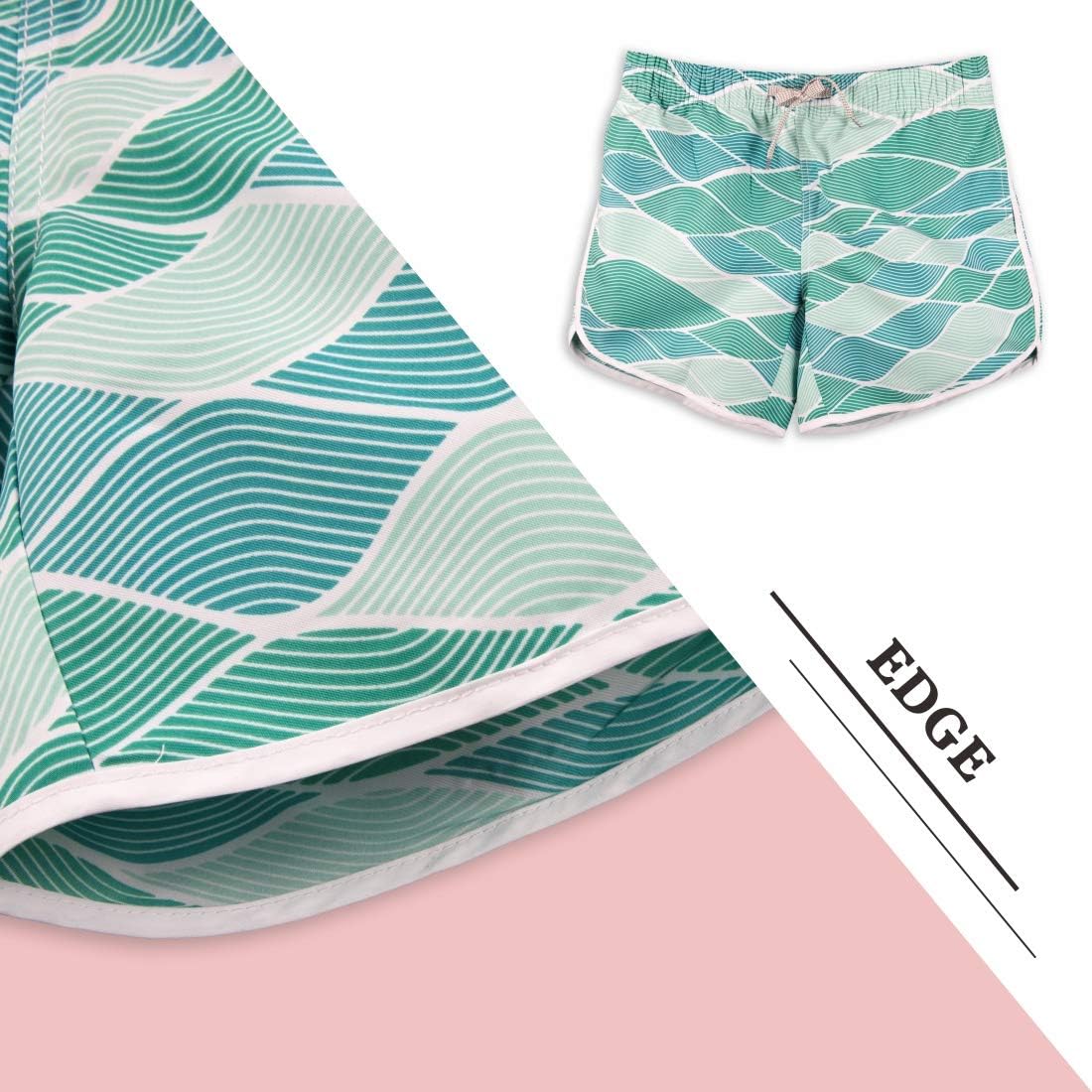 Womens Board Shorts Beach Quick Dry Fabric Swim Slim Trunks Ocean Travel Sports - Image 5