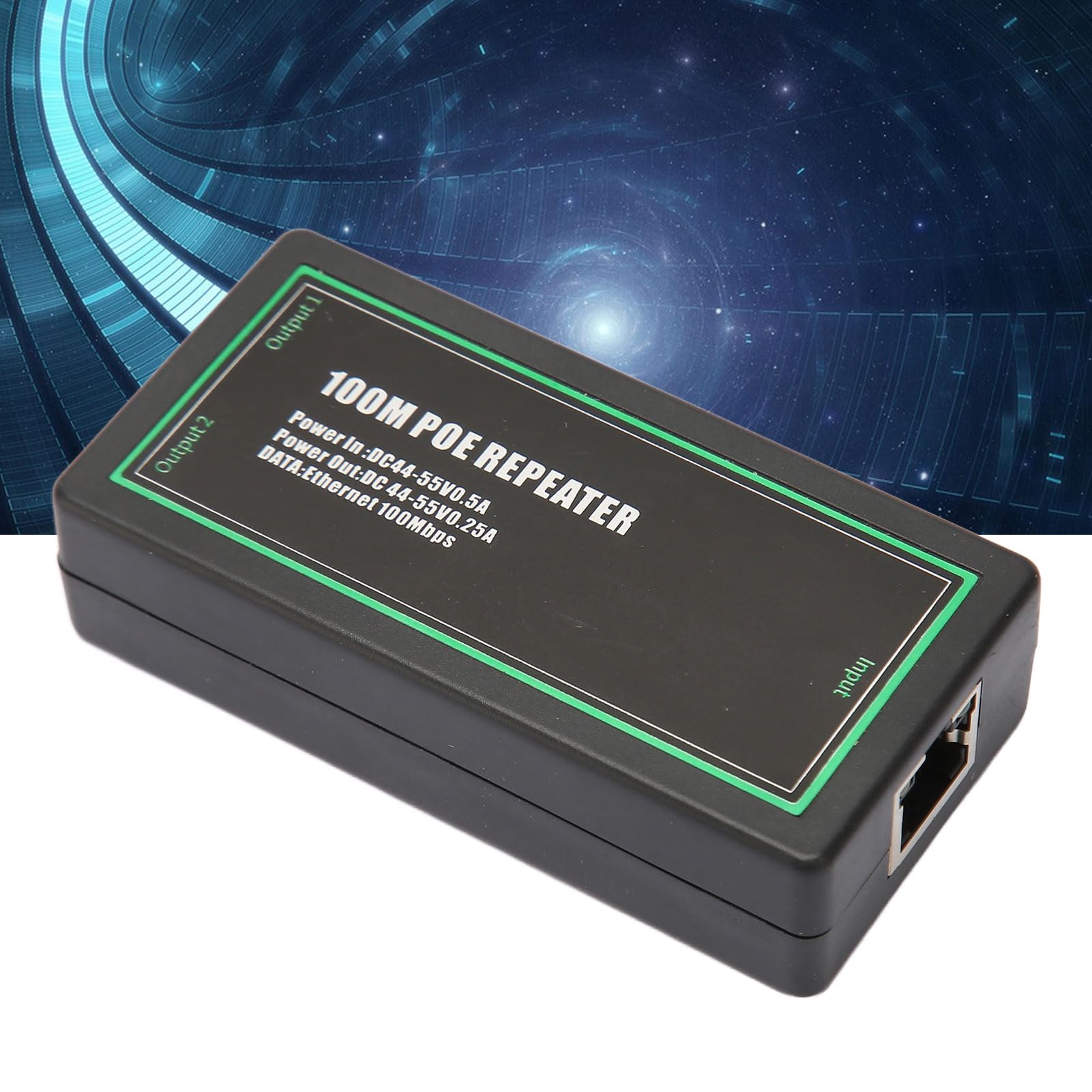 Tyenaza POE Extender, Standard Gigabit Monitoring Signal Repeater Splitter for IP Cameras Plug and Play