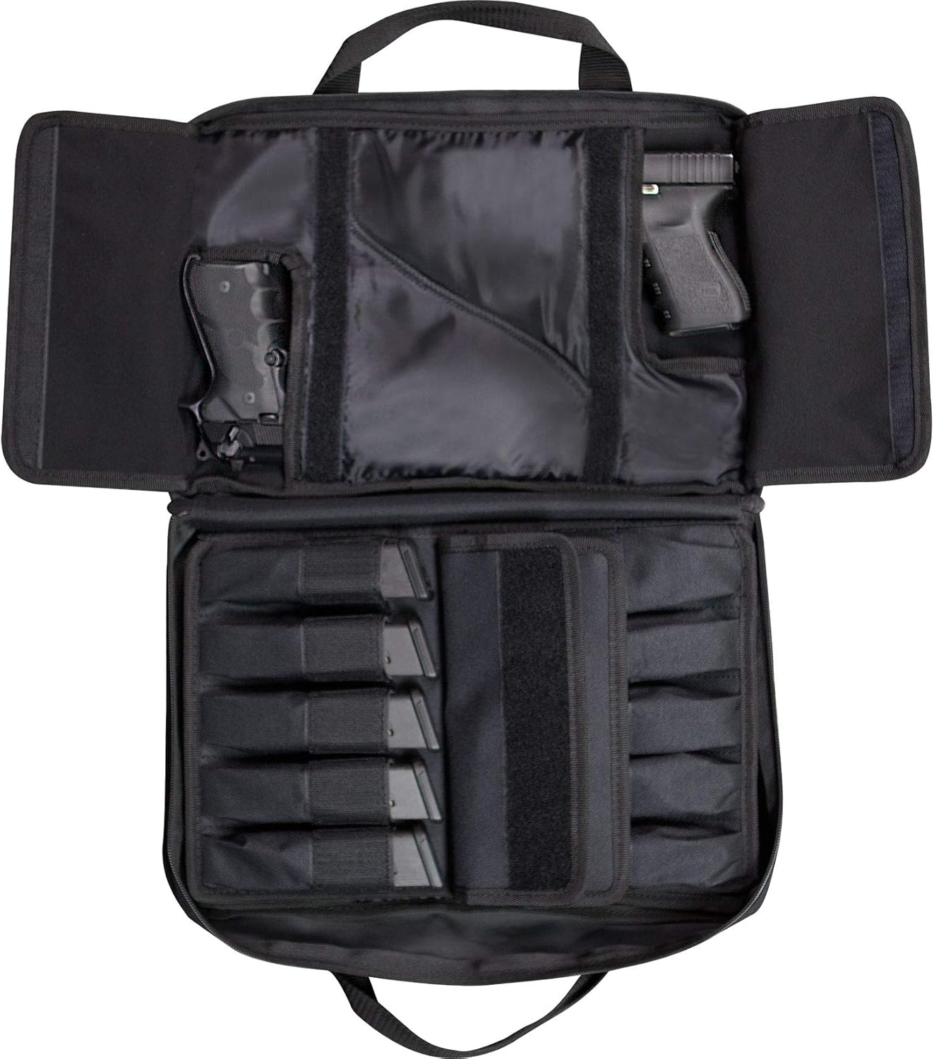 MidwayUSA Tactical Four Pistol Case Black