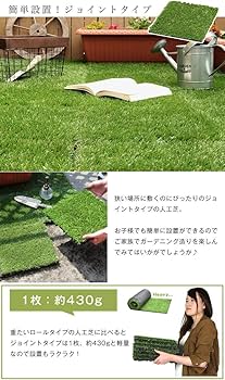 Amazon | タンスのゲン 人工芝 マット 幅30×30cm 芝丈 25mm 27枚セット Amazon | タンスのゲン 人工芝 マット 幅30×30cm 芝丈 25mm 27枚セット
