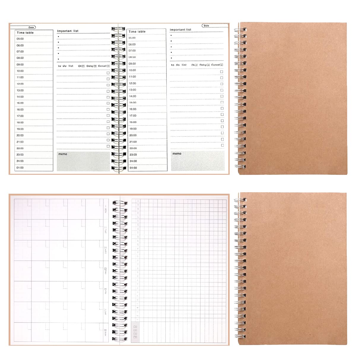 ノート・メモ帳 12345 ノート・メモ帳 12345 MEMO NOTE SET【3種 + ケース付