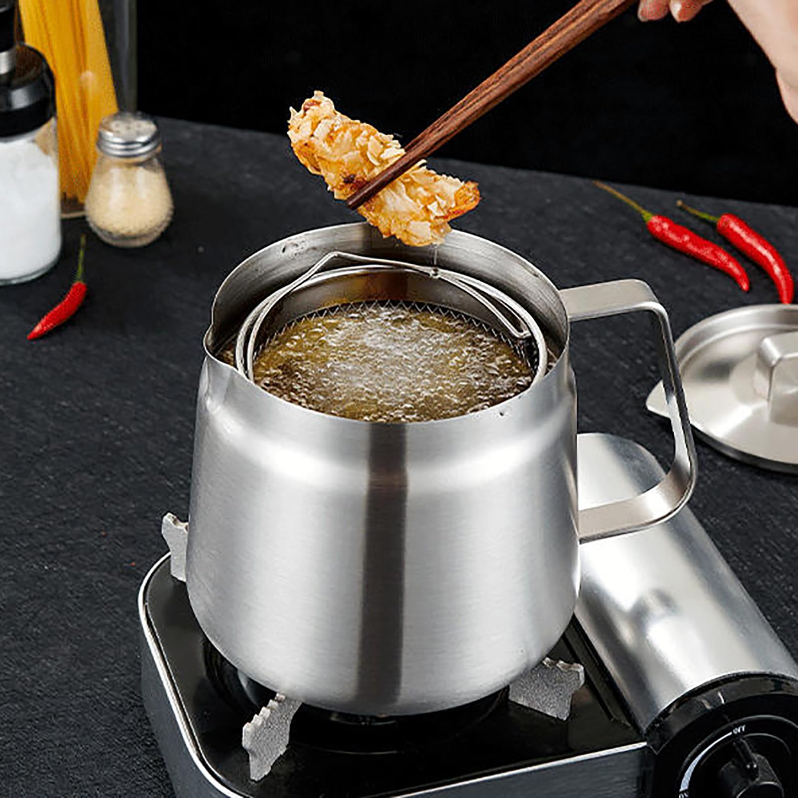 Amazon｜オイルポット ステンレス 油こし器 オイルポット フィルター